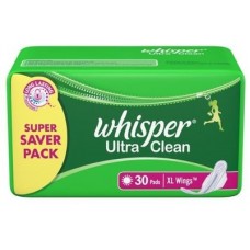 Whisper Ultra Clean Wings XL-30 Sanitary Pad